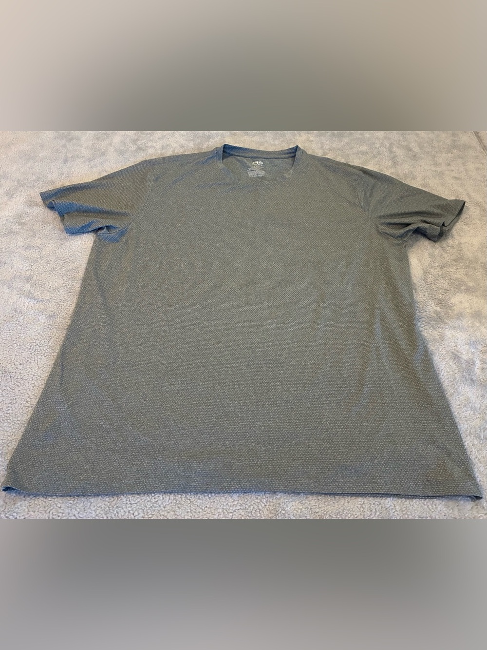 Athletic Works Men's Short-Sleeve Performance Tee - Gray Size X-LARGE